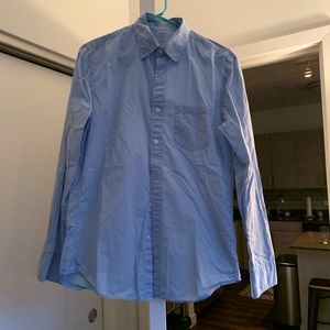 J. Crew lightweight blue button down